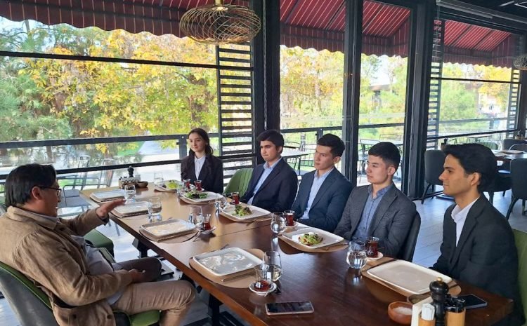 Mentoring meeting with Tashkent State Economic University students